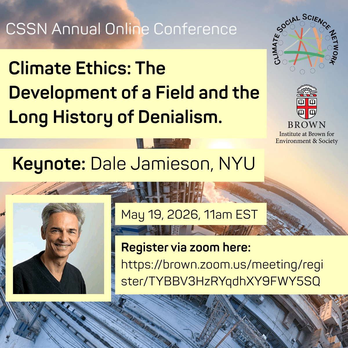 event poster for annual keynote speech